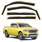 Deejecsun front packaging showing 4-piece set and fitment details for Ram 1500 Crew Cab