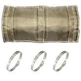 DEGEOBERLIN front view of titanium heat shield showing compact design and fit