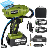 DEJUNPIOOL front packaging showing compact inflator and benefits