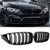 DEKEWEI front view of both grilles showing clean gloss finish and refreshed look