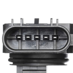 Delphi AF10060 mounted in intake duct demonstrating correct installation and airflow path