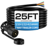 Deluwire front view 7-pin plug showing secure connection benefit