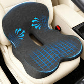 Denchy front view seat cushion showing ergonomic shape and support