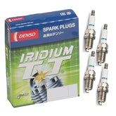 Denso 4702 front view showing packaged spark plug and benefit of protected transport