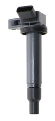 Denso 673-1303 front view showing compact coil housing for easy replacement