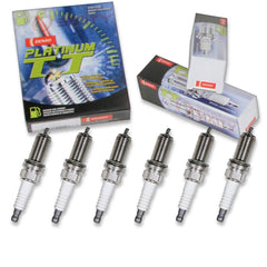 Denso PK16TT close‑up of twin‑tip electrode, detailed view improves inspection confidence