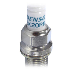 Denso SK20R11 close-up of electrode showing precise tip for consistent spark benefit