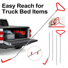 DENWAY fully assembled extendable pole at 67 inches for increased reach