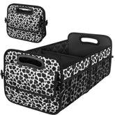 Deosk front view showing overall trunk organizer and sturdy shape for tidy storage