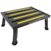 DEPSUNNY front view showing wide black platform and stable stance for safer entry
