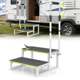 DEPSUNNY front view of two-step stool showing stable platform and frame benefit safety