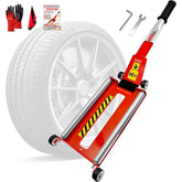 DESEQPT front view of tool showing compact steel plate and rollers for easy handling