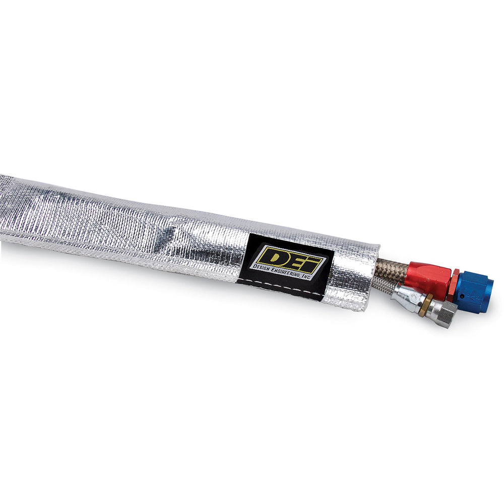 Design Engineering Heat Sheath front packaging showing sleeving and benefits