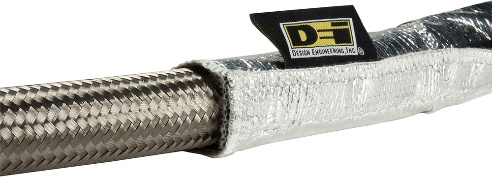 Design Engineering heat shroud front packaging showing product and size, durable protection