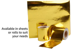 Design Engineering Reflect-A-Gold release liner being peeled showing easy, clean installation benefit