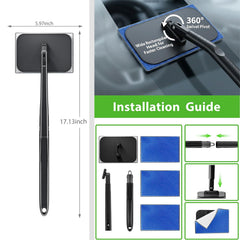 desin extendable handle fully extended for easier reach
