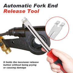 DETYI tool next to ruler showing size for portable toolbox storage