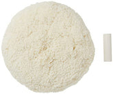 DEWALT 7-inch wool buffing pad front view showing dense fibers and durability