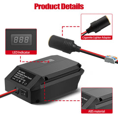 DEWDYS side profile with cable highlighting 16 AWG wire for reliable current delivery