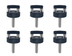 DEWHEL front view of six thumb screws kit showing complete assembly and washers benefit quick replacement