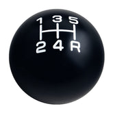 DEWHEL front view black white inlay shift knob shows sleek styling and durable finish