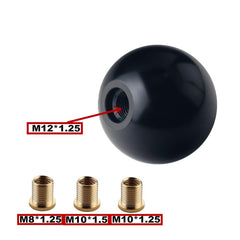 DEWHEL display of included copper thread adapters and knob base for easy fitment
