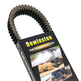 Dewinston drive belt front view showing complete profile and durable construction benefit