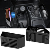DIAMOOKY front view installed in Jeep console showing clean organization and quick access