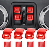 DIAMOOKY front view showing four metal switch covers, improves console appearance