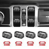 DIAMOOKY front view of four switch covers showing fit and finish benefit