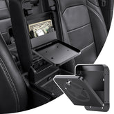 DIAMOOKY front view installed in Jeep console showing discreet secured storage