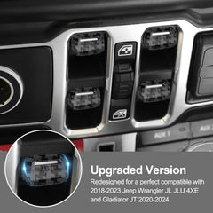 DIAMOOKY installed on driver side switch showing flush, factory look