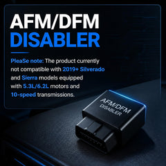 Diarycat AFM disabler plugged at OBD port angle demonstrating easy plug-and-play installation benefit
