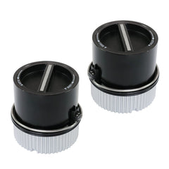 DICMIC front hub pair front view showing new hubs for reliable 4WD engagement