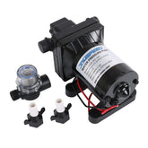 DICMIC pump front view showing compact design and mounting points for easy installation