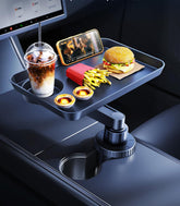 DICMKY front view tray mounted showing stable eating surface