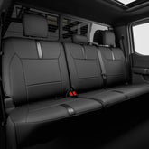 DiffCar rear seat front view showing full coverage and neat fit
