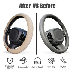 DiHTing installed on steering wheel enhancing handling and control