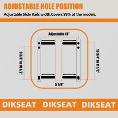 DIKSEAT close-up of PVC upholstery highlighting durable, easy-clean surface