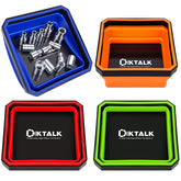 DIKTALK front packaging showing four color-coded trays for quick identification and storage