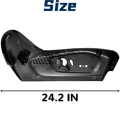 Dimeani driver seat trim mounting points showing accurate clip and screw alignment