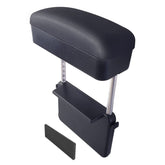 Dimeani front view of armrest box showing clean installation and added storage benefit