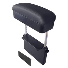 Dimeani front view of armrest box showing clean installation and added storage benefit