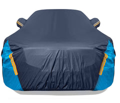 DINGHAO front view on sedan showing full coverage and protection