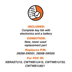Discount Keyless uncut transponder key blade detail showing locksmith-ready design