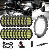 DITRIO front view of 20-pod kit showing full lighting array and durability benefit
