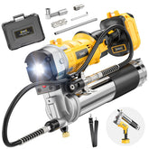 DIYtoolifz front view showing compact grease gun for powerful lubrication