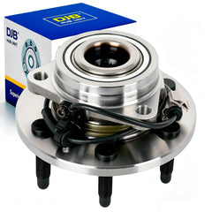 DJB front hub front view showing clean fitment and accurate bolt pattern for reliable replacement