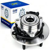 DJB front hub assembly front view showing complete unit and fitment benefits