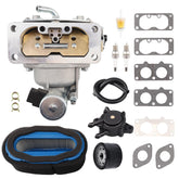 DKIIGAME carburetor front view showing fit and mounting benefits